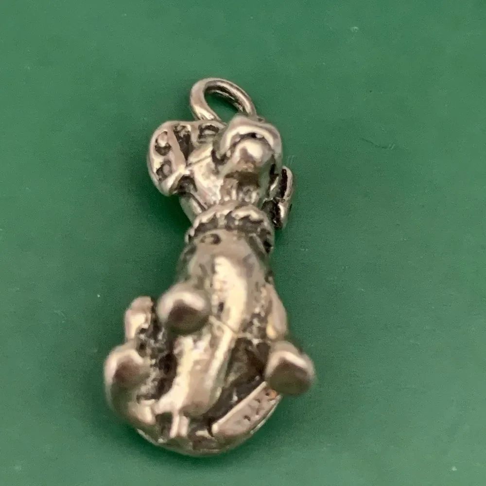 .925 Dalmatian Puppy Sterling Silver Jewelry Charm #pet #dalmatian